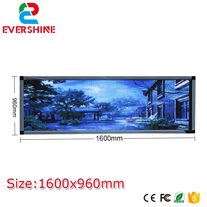 patogus produktas p10 lauko 1/2 nuskaitymo led dispaly ekrano 1600*960mm P10 SMD3535 rgb full vaizdo siena