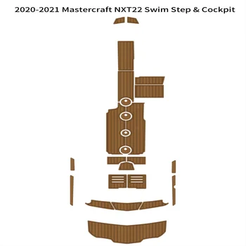 2020-2021 Mastercraft NXT22 Plaukti Platforma Kabinos Padas Valtis EVA Putų Tiko Grindų