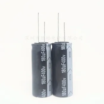 2VNT/daug Aukšto Quality180uf400v 18*40 400V180uf Straight Plug-in Aliuminio Elektrolitinių Kondensatorių Dydis：18x40（MM）
