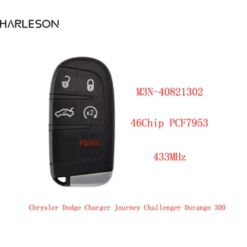 5 Mygtukas Smart Nuotolinio Automobilio Raktas 433MHz už Chrysler Dodge Įkroviklis Kelionę Challenger Durango 300 HITAG 2 46 chip M3N-40821302