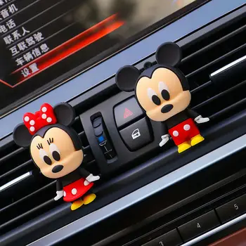 Automobilis, Automobilių Aromaterapinis Kremo Apdaila Mickey Mouse Ilgalaikį Light Kvepalai Lizdo Animacinių Filmų Kūrybos Mielas Auto Kvepalai