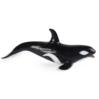 Modeliavimas minkštas gumos karalienė žudikas banginių vandenyno statinio plastiko banginis modelis žaislas vaikų pažinimo ankstyvojo ugdymo ryklys žaislas