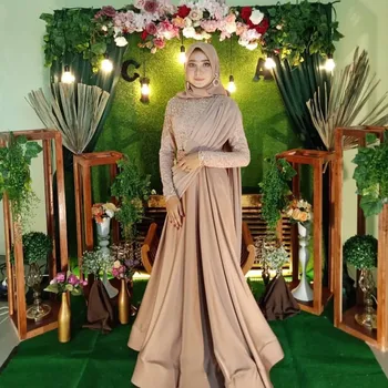 Musulmonų Vakarą Prom Dresses 2020 M Ilgio Moteris Vakarėlis Elegantiškas Plius Dydis Arabų Oficialų Suknelė Suknelė