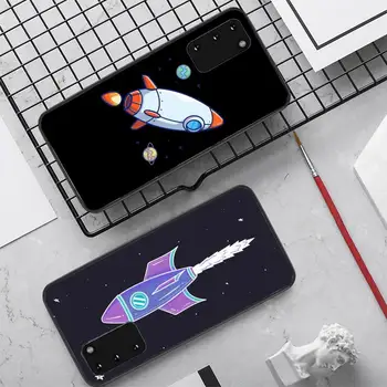 Raketų Telefono dėklas Samsung S20 lite S21 S10 S9 plus Redmi Note8 9pro už 